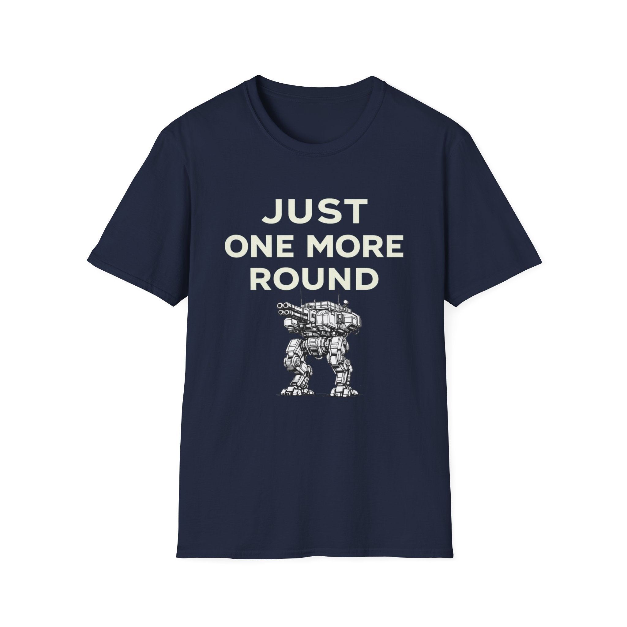 Just One More Round Unisex Softstyle T-Shirt - Gamers & Sci-Fi Fans