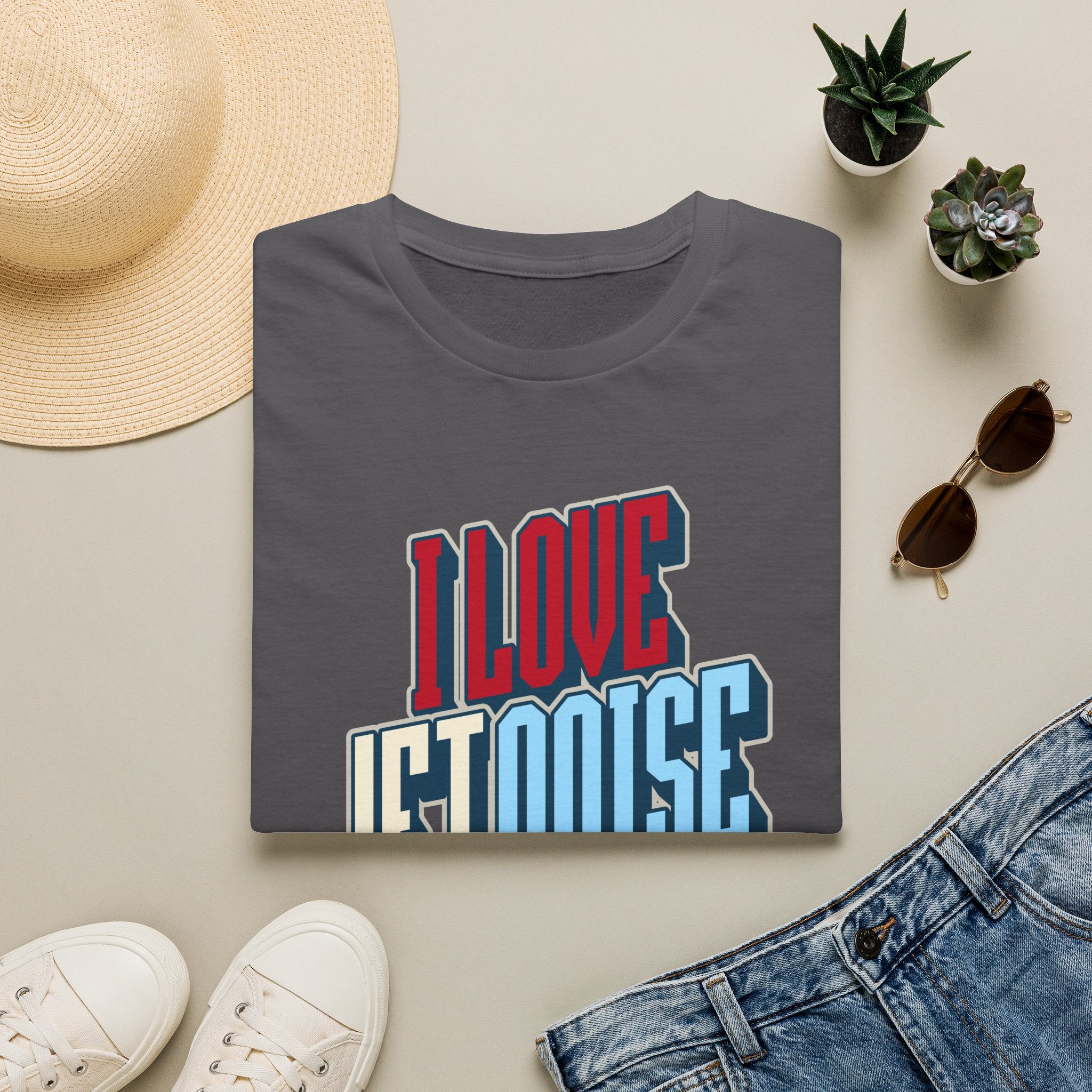 I Love Jetnoise T-Shirt - F14 Tomcat
