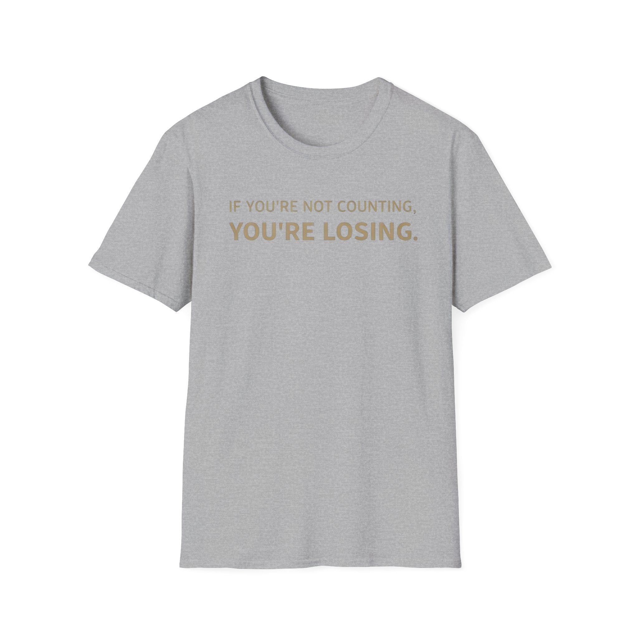 "If You're Not Counting, You're Losing" Funny Strategy Shirt
