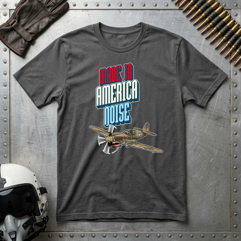 Made in America Noise T-Shirt - P40B Flying Tiger