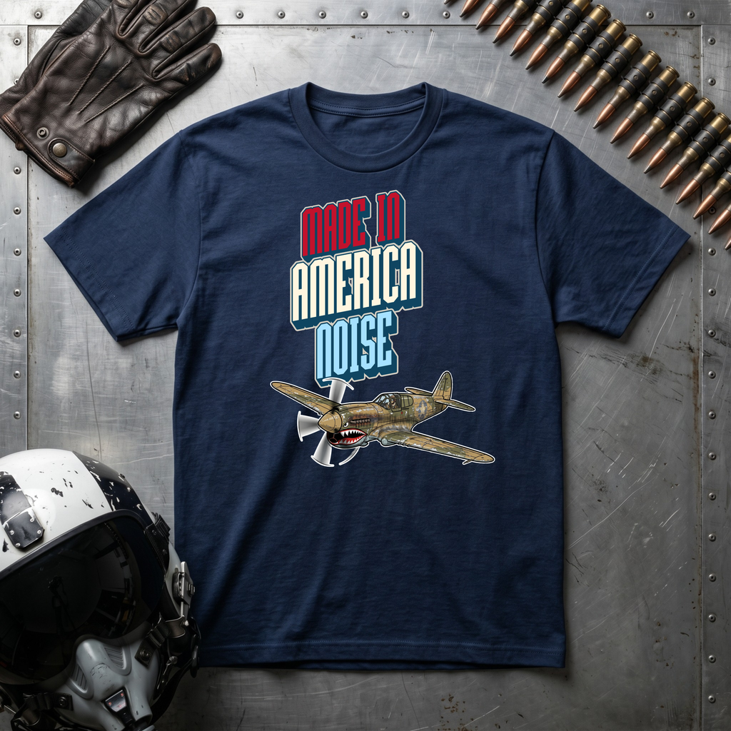 Made in America Noise T-Shirt - P40B Flying Tiger