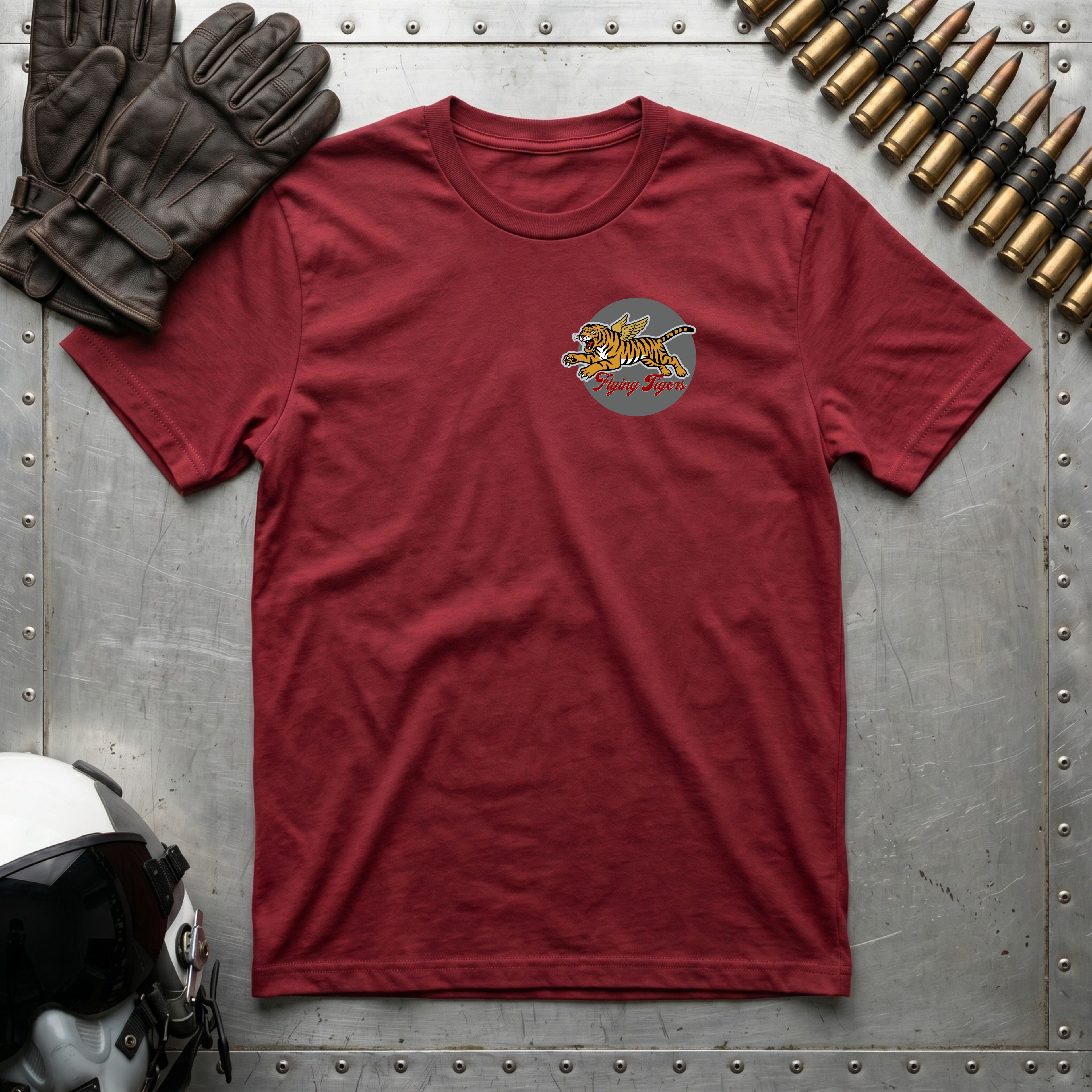 Made in America Noise T-Shirt - P40B Flying Tiger (Front & Rear Design)