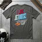 I LOVE JET NOISE T-Shirt - F14 TOMCAT (Front & Rear Design)