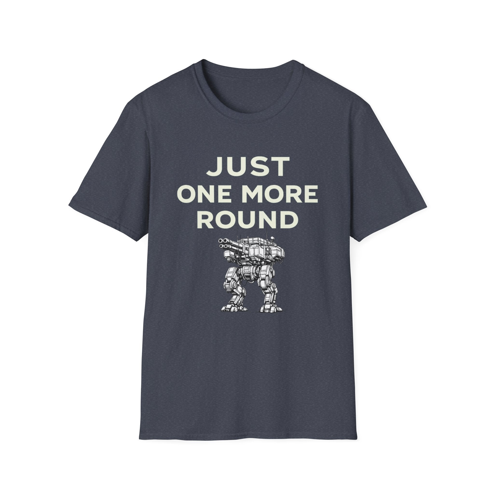 Just One More Round Unisex Softstyle T-Shirt - Gamers & Sci-Fi Fans