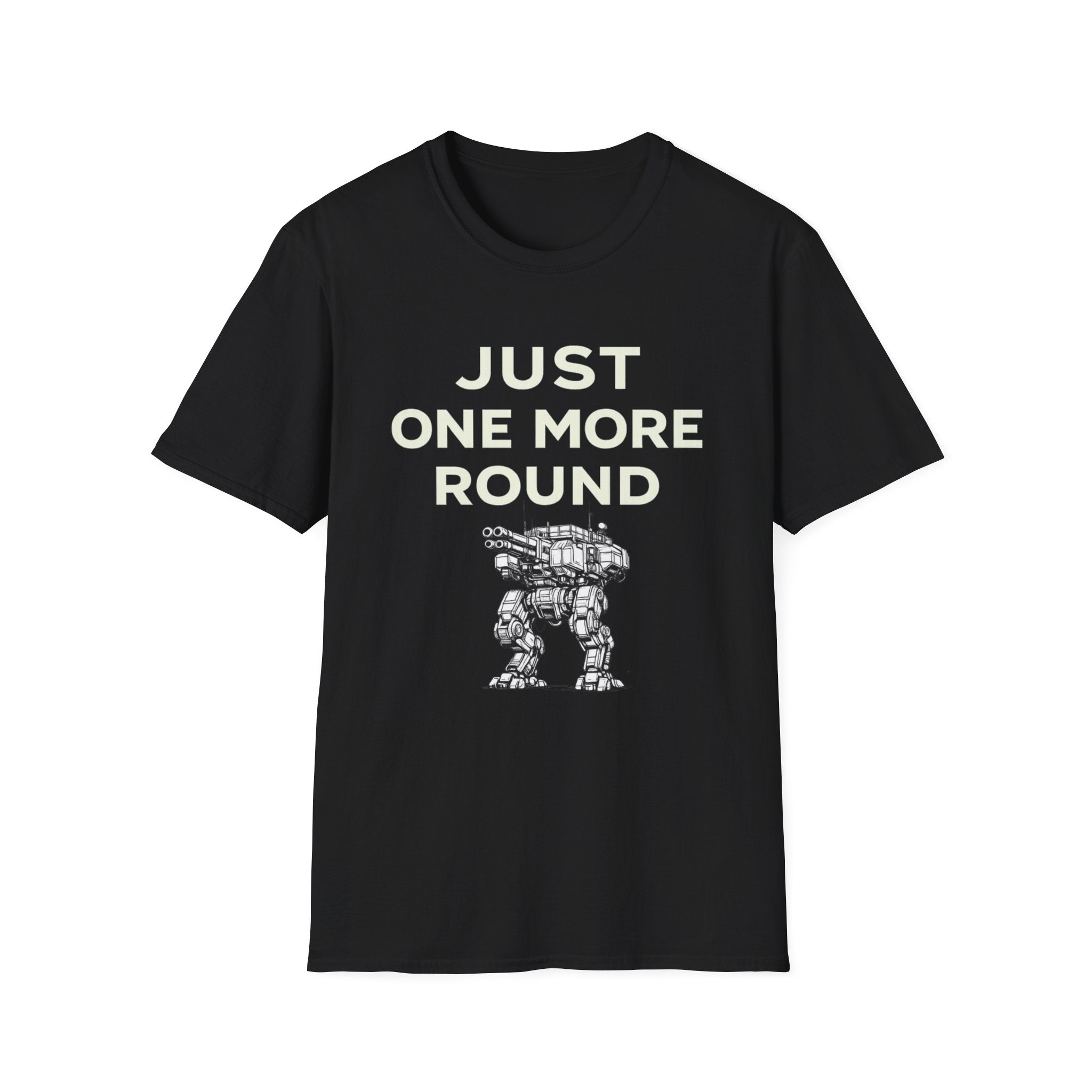 Just One More Round Unisex Softstyle T-Shirt - Gamers & Sci-Fi Fans