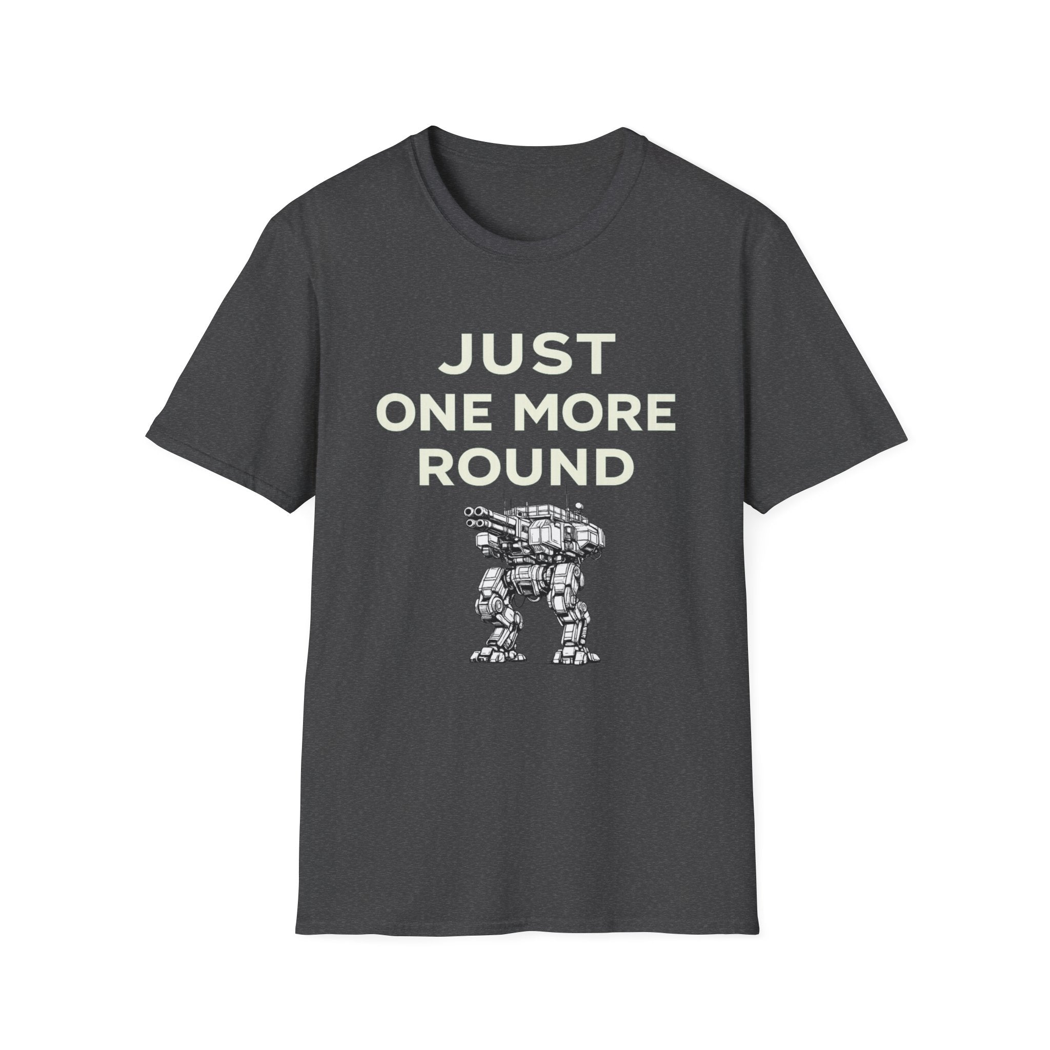 Just One More Round Unisex Softstyle T-Shirt - Gamers & Sci-Fi Fans