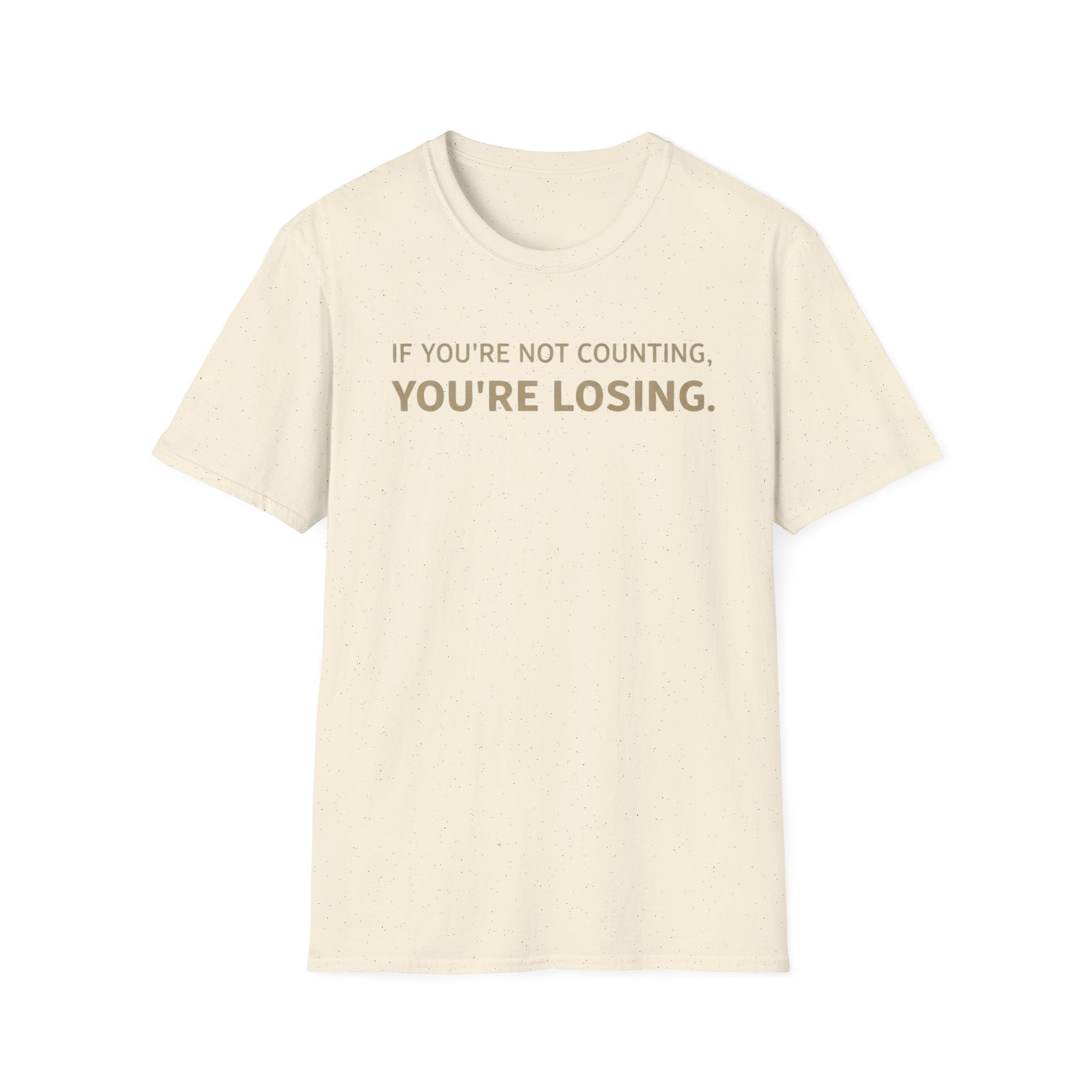 "If You're Not Counting, You're Losing" Funny Strategy Shirt