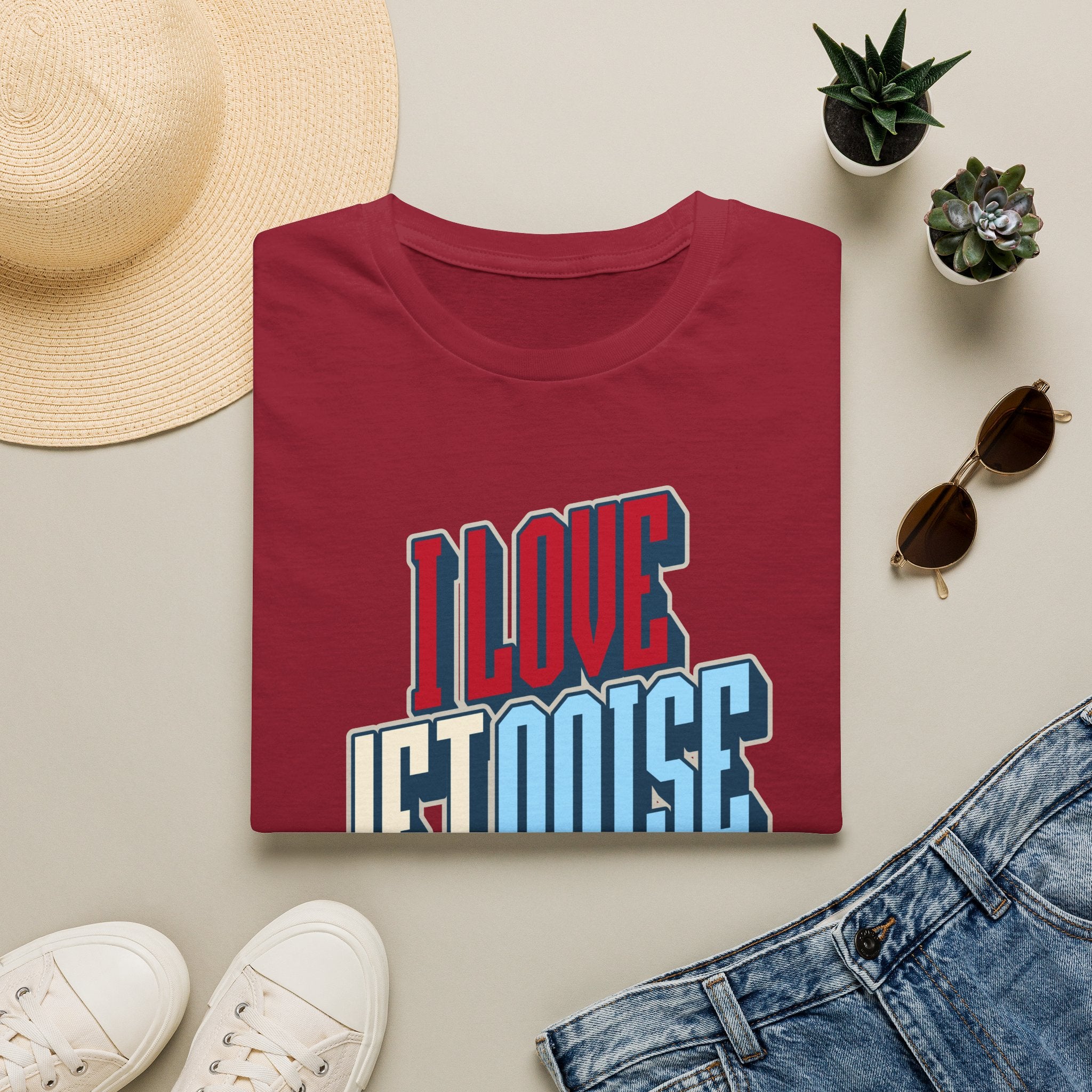 I Love Jetnoise T-Shirt - F14 Tomcat
