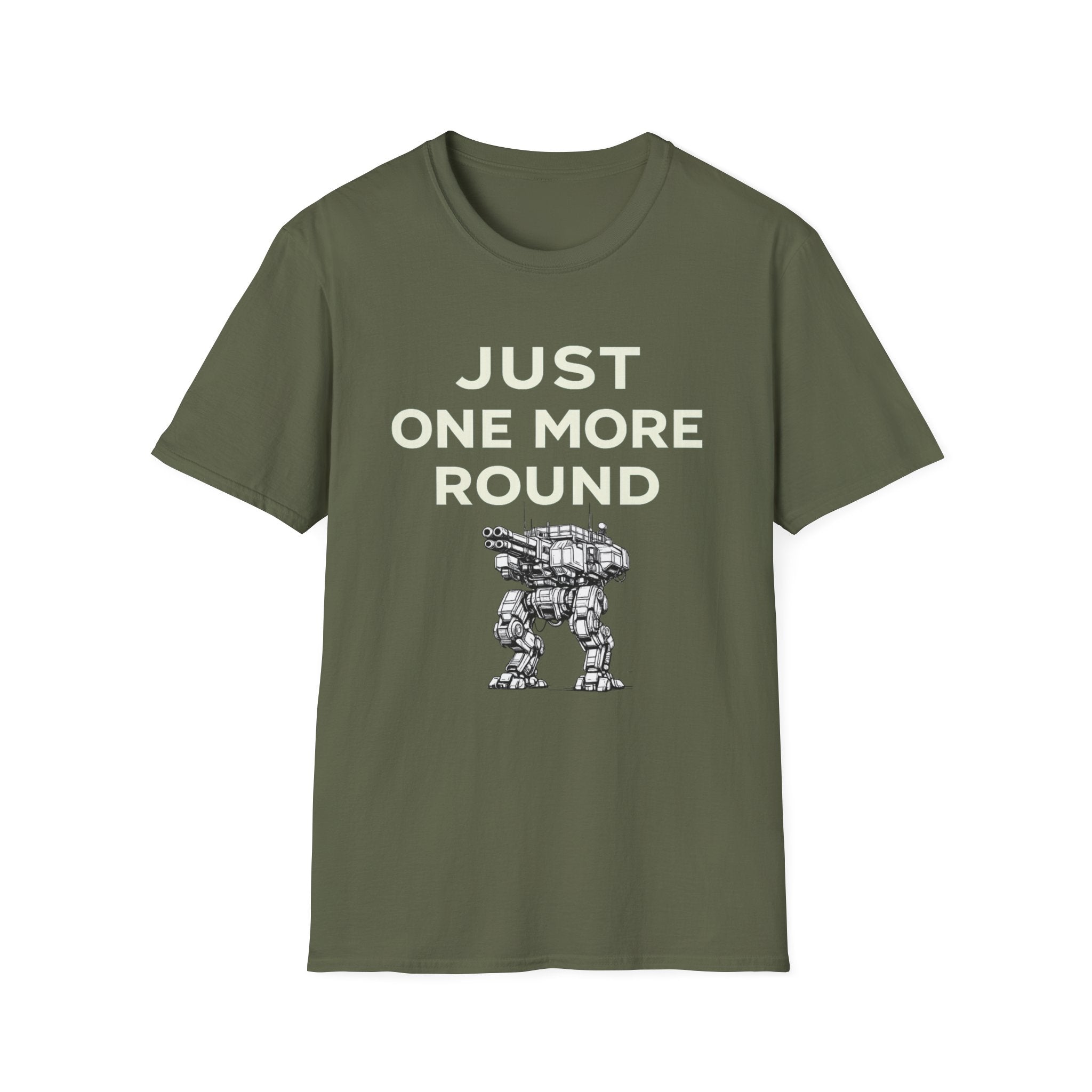 Just One More Round Unisex Softstyle T-Shirt - Gamers & Sci-Fi Fans