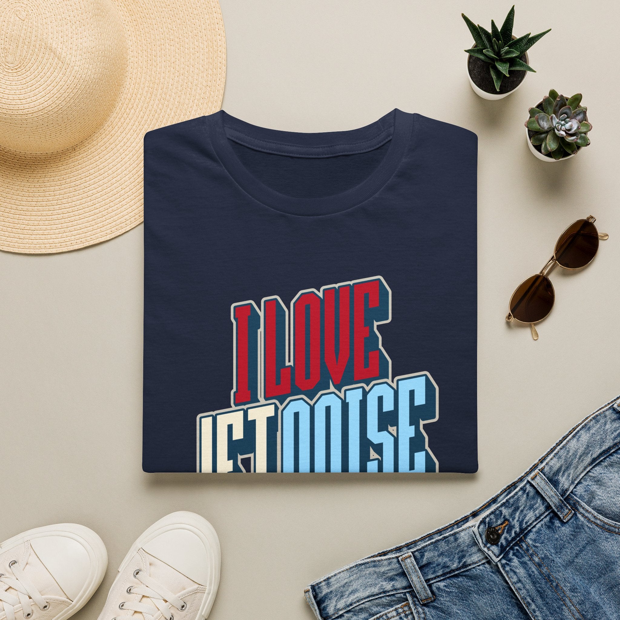 I Love Jetnoise T-Shirt - F14 Tomcat