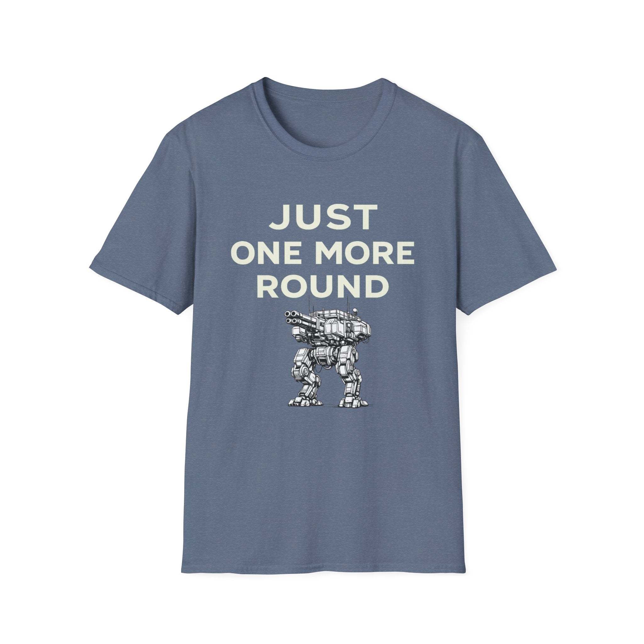 Just One More Round Unisex Softstyle T-Shirt - Gamers & Sci-Fi Fans