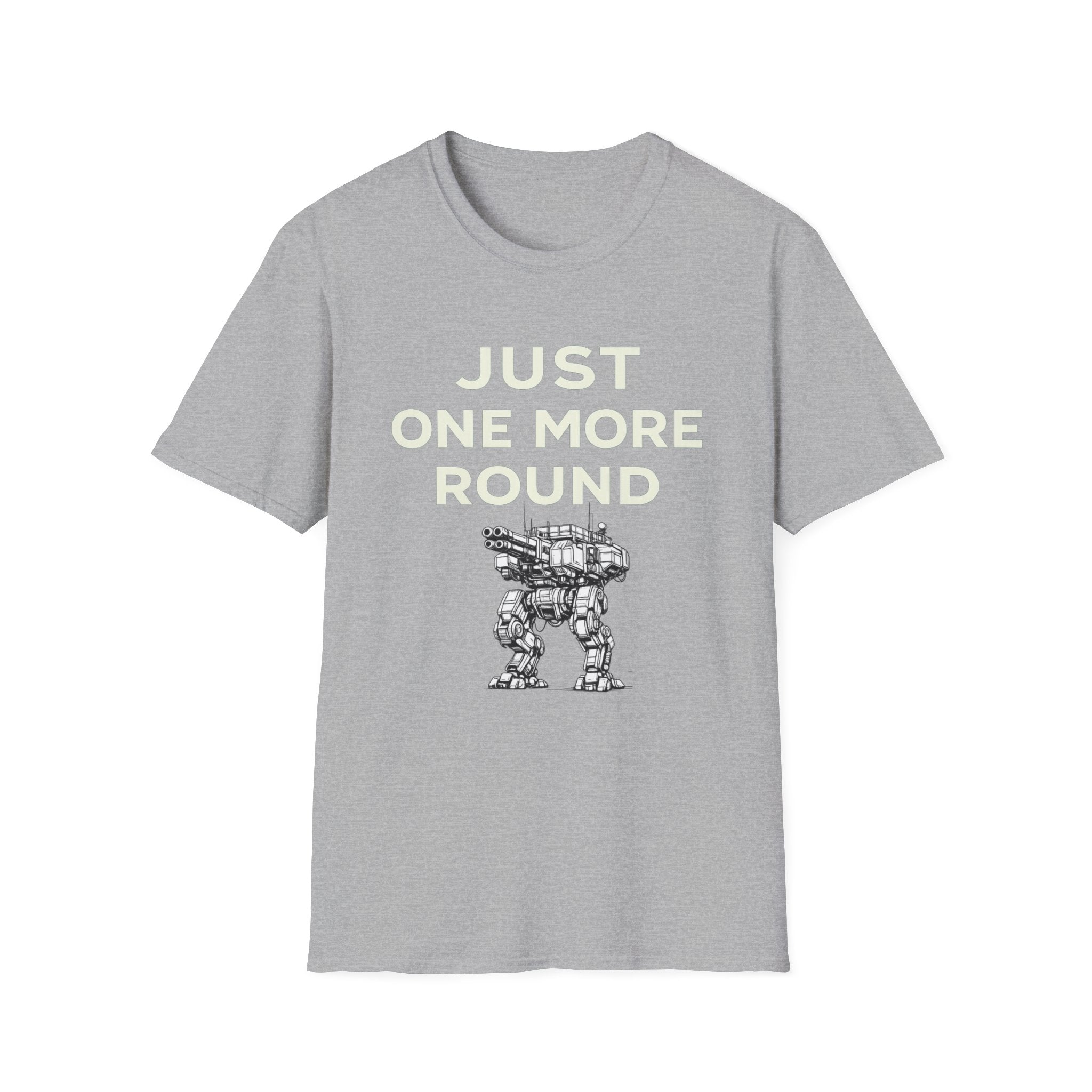 Just One More Round Unisex Softstyle T-Shirt - Gamers & Sci-Fi Fans
