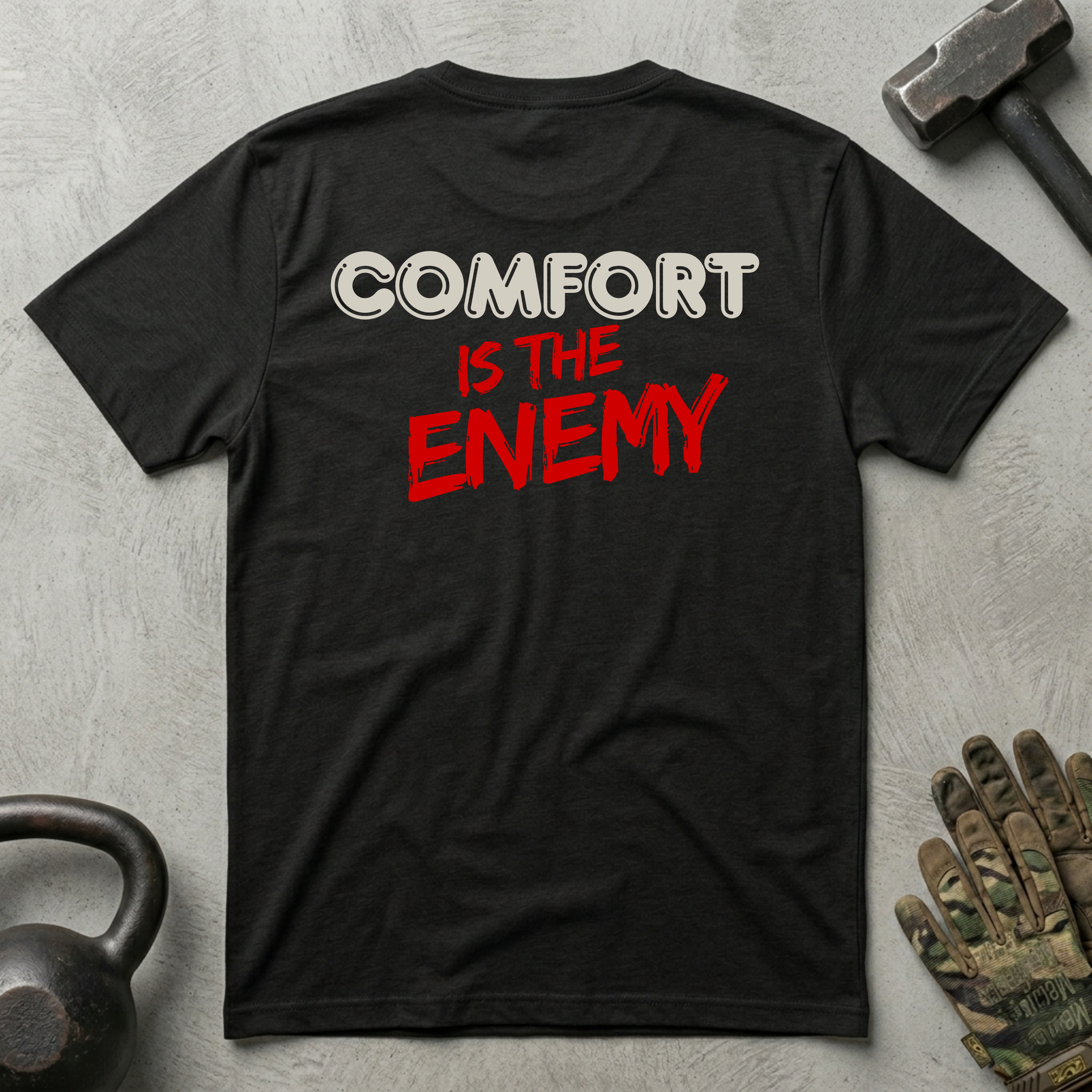 Comfort Is The Enemy - Momentum Graphic Tee