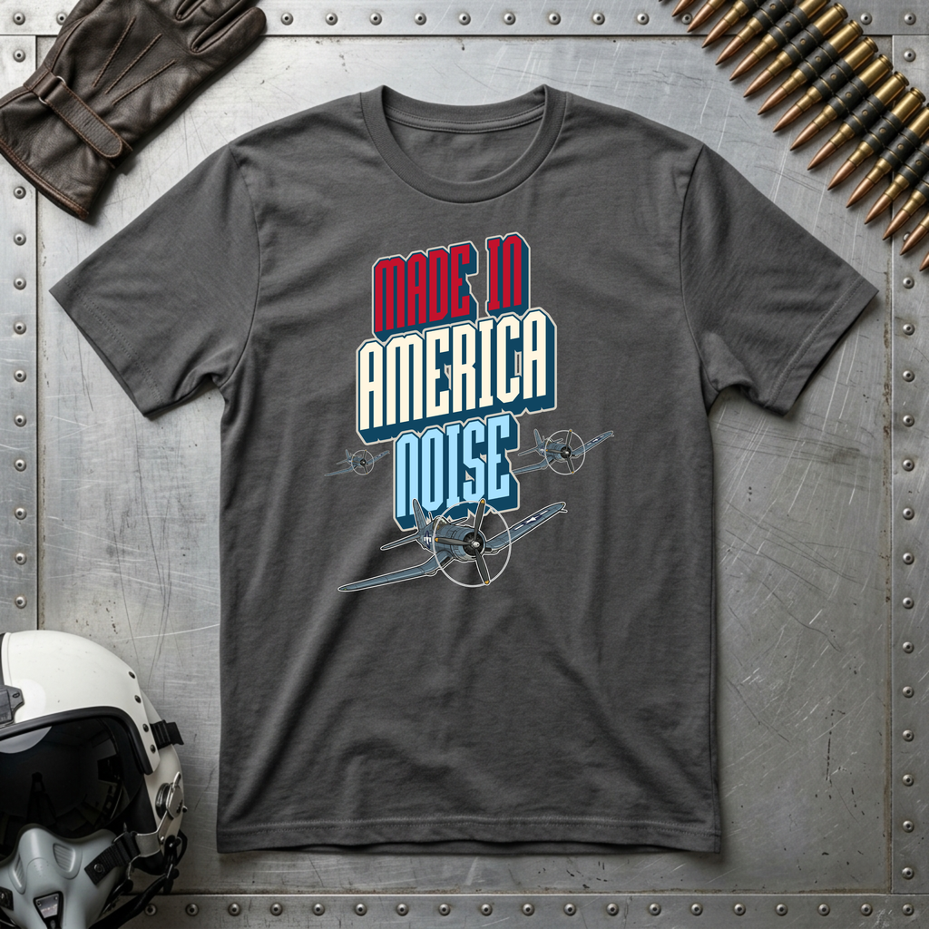 Made in America Noise T-Shirt - F4U Corsair