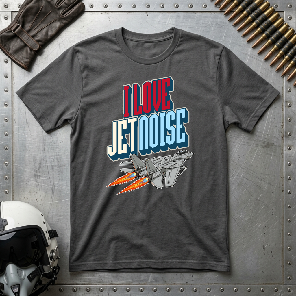 I Love Jetnoise T-Shirt - F14 Tomcat