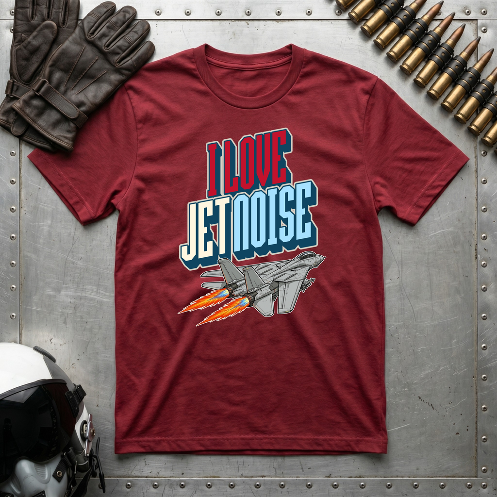 I Love Jetnoise T-Shirt - F14 Tomcat