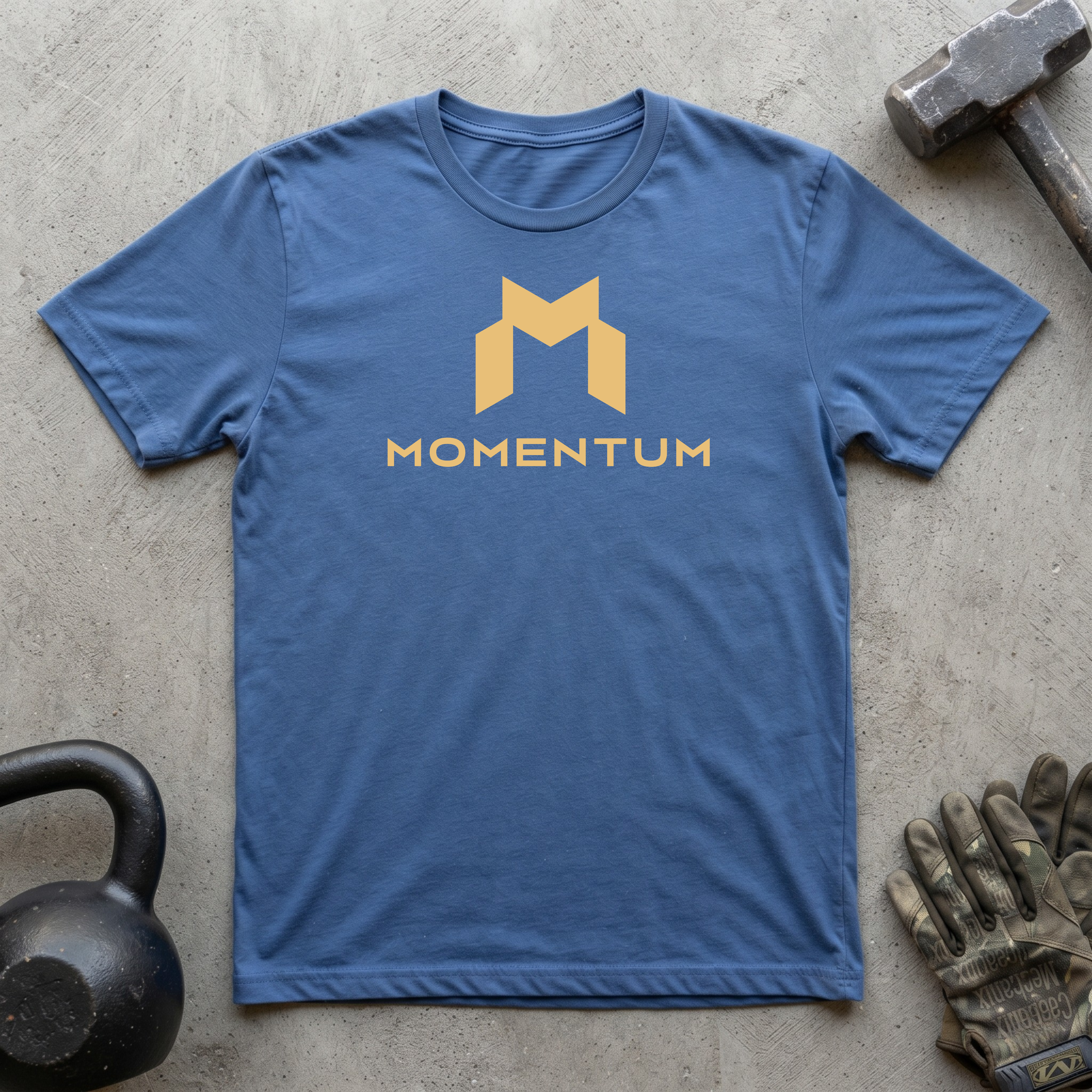 Momentum Logo T-Shirt - GOLD