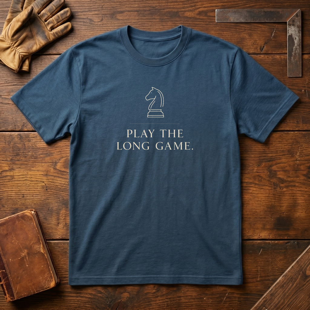 Play the Long Game - Knight T-Shirt