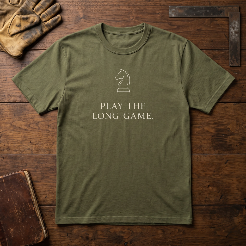 Play the Long Game - Knight T-Shirt