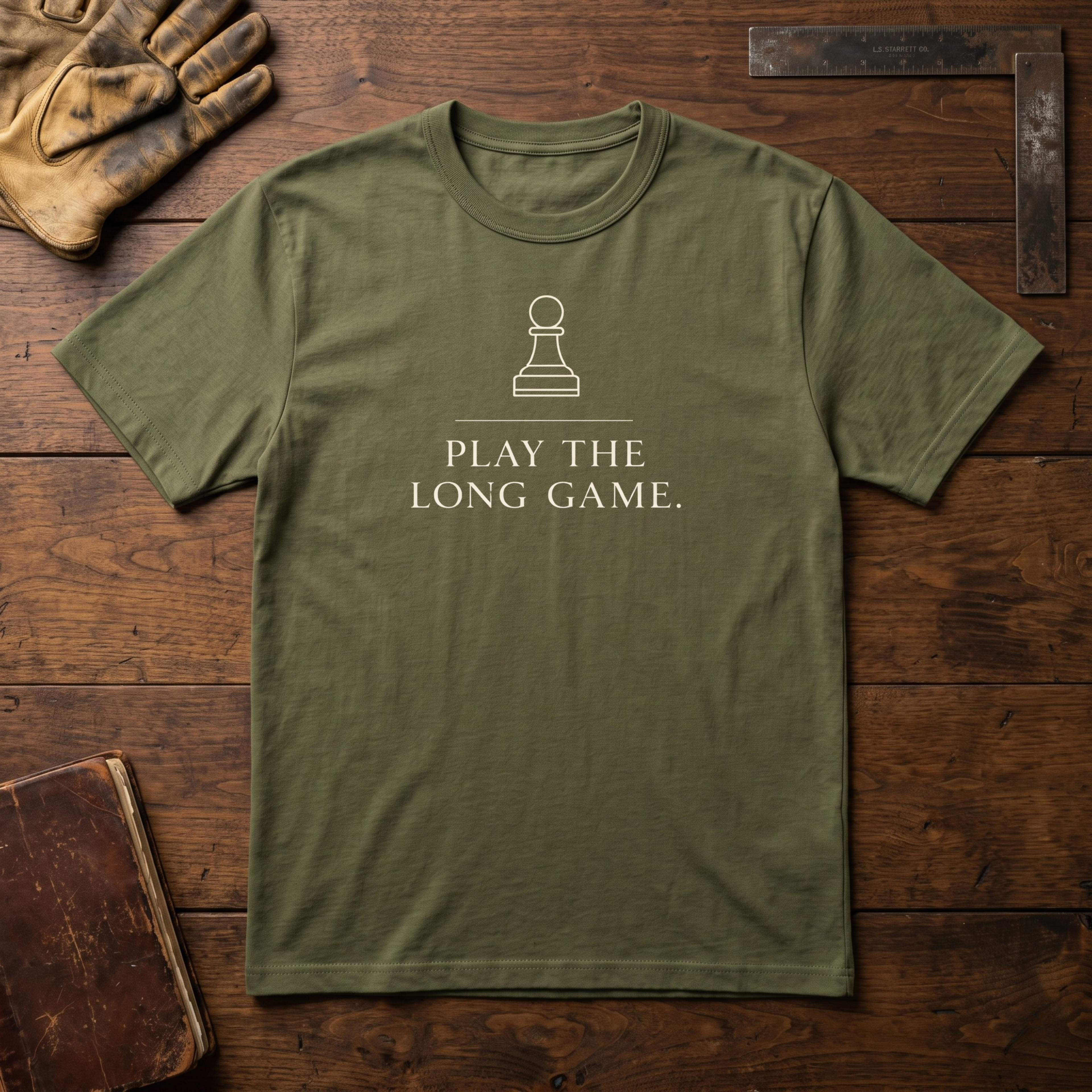 Play the Long Game - Pawn T-Shirt