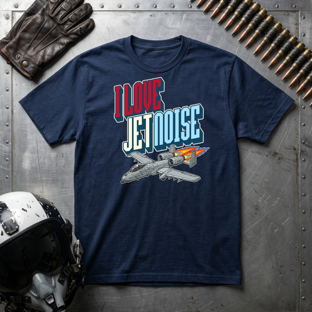 I Love Jetnoise T-Shirt — A10 Thunderbird
