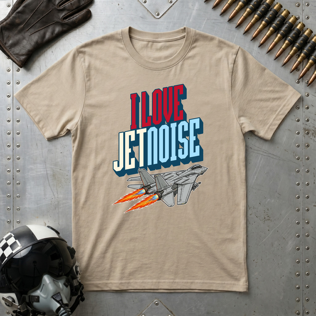 I Love Jetnoise T-Shirt - F14 Tomcat