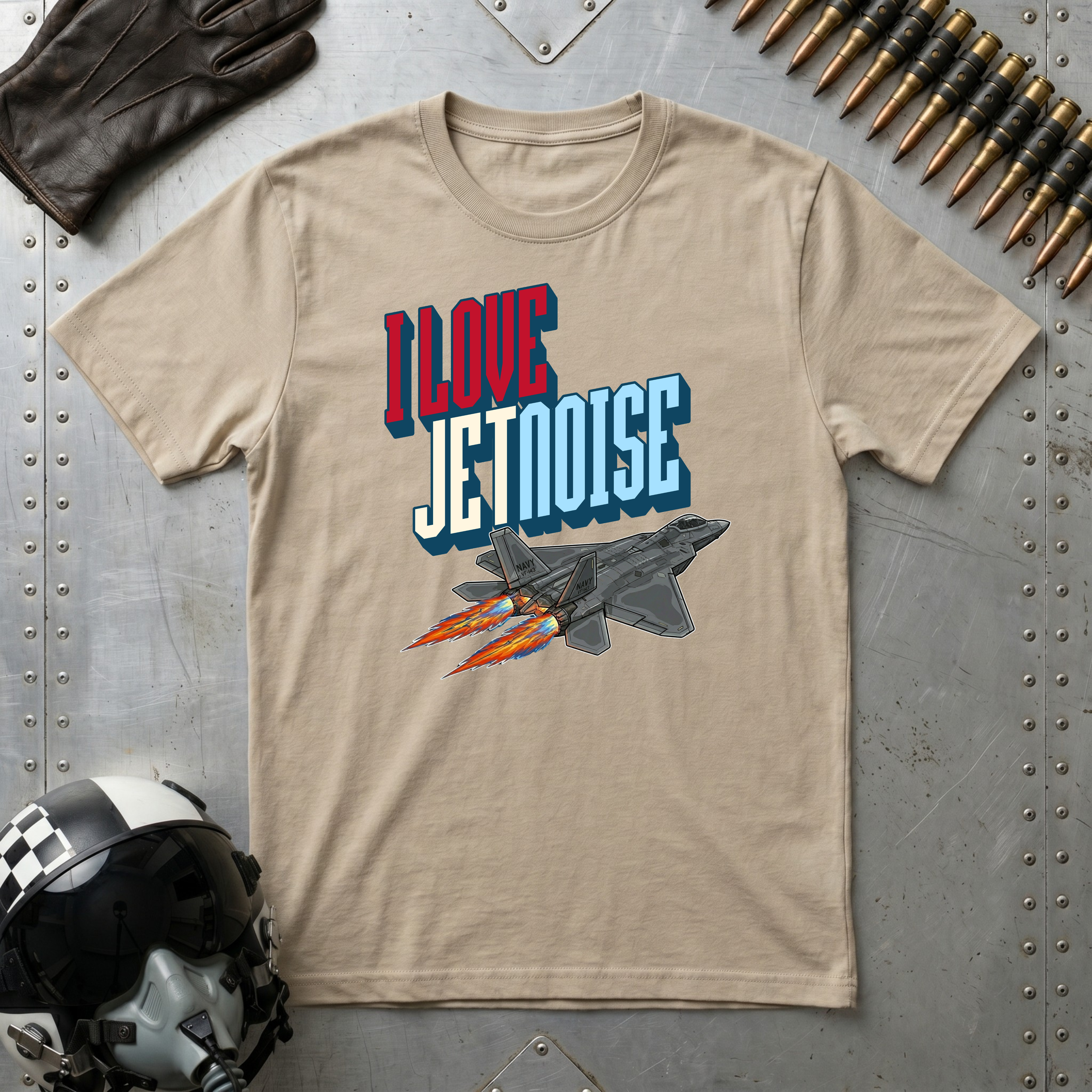 I Love Jet Noise T-Shirt - F22 Raptor