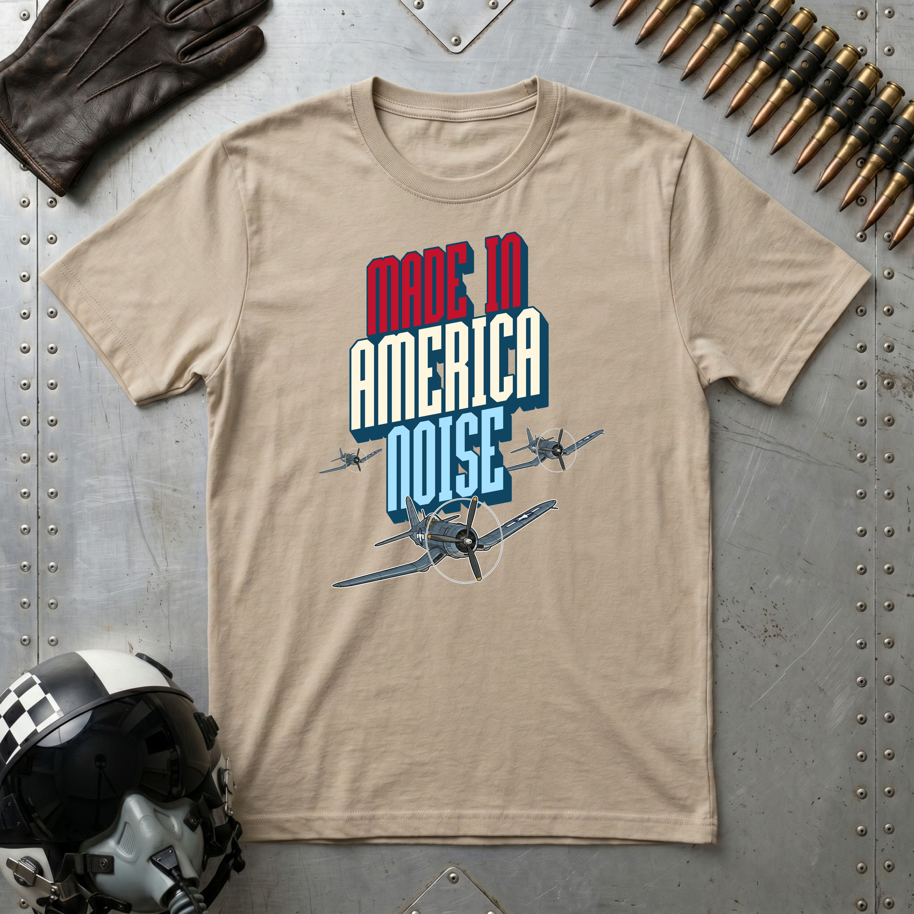 Made in America Noise T-Shirt - F4U Corsair
